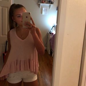 adorable baby doll style pink top